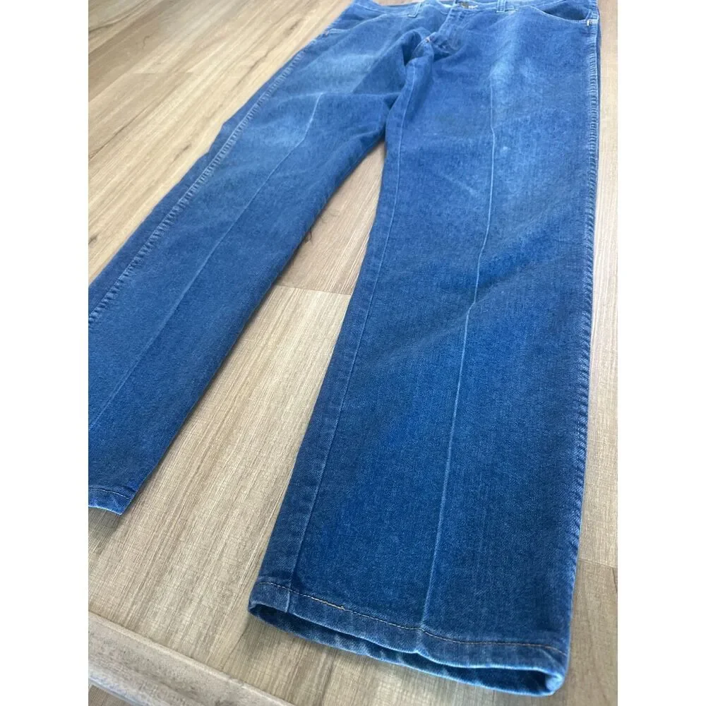 VTG Wrangler Mens Size 36X32 Regular Fit Medium Wash Denim Jeans
